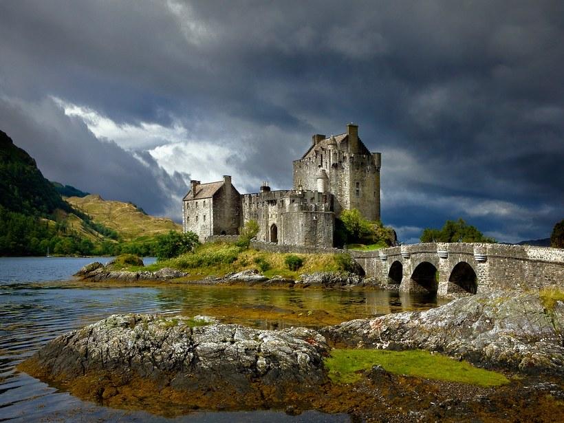 Eilean Donan under storm light